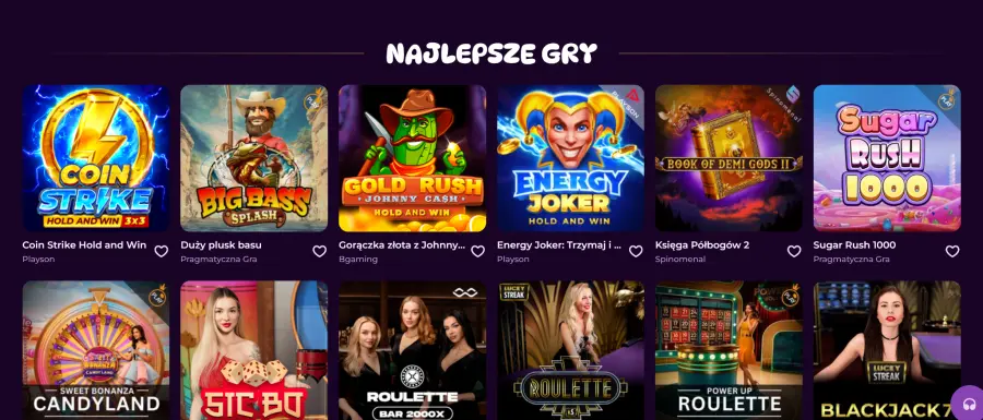 Spinania sloty